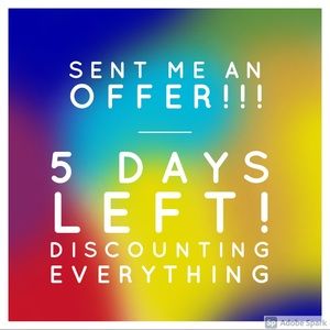 I am discounting my closet. Send me an offer!